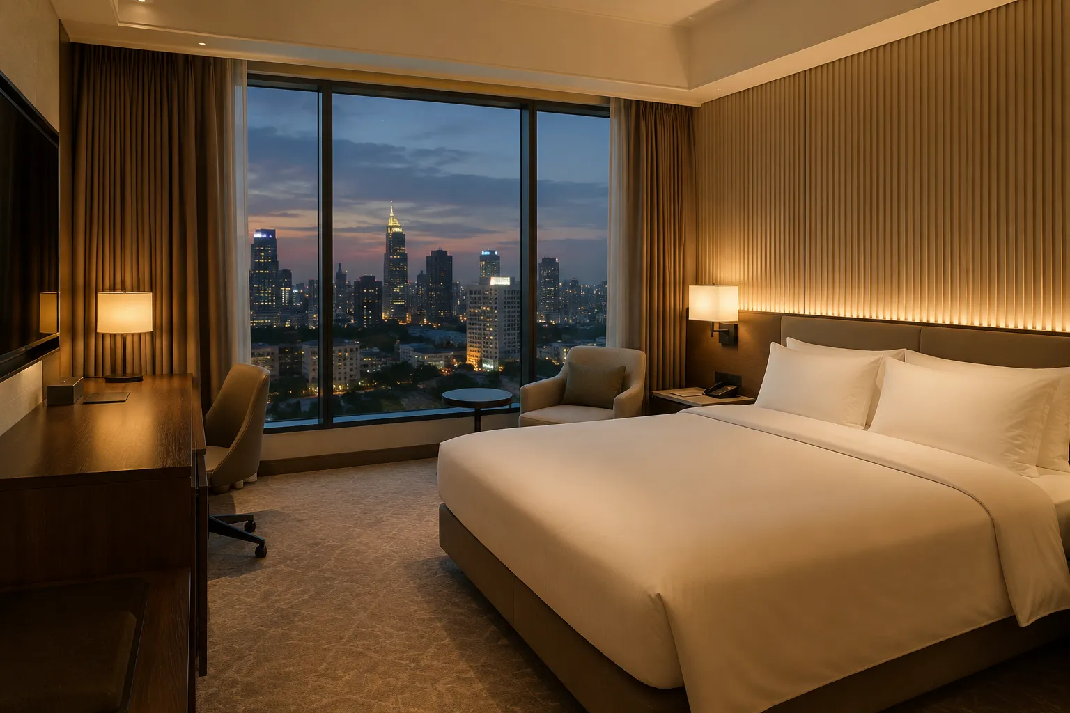 Hotel suite interior
