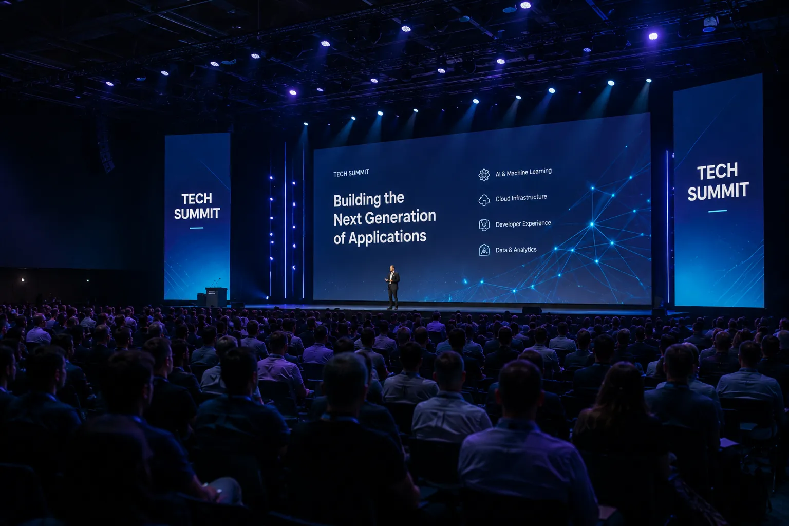 Conference keynote stage